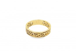 Pre-owned 9ct Yellow Gold Celtic Ring