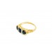 Pre-owned Vintage 18ct Yellow Gold Sapphire & Diamond Ring Pre-owned Vintage 18ct Yellow Gold Sapphire & Diamond Ring