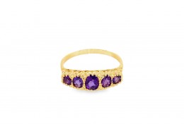 9ct Gold Amethyst Ring