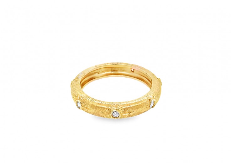 Pre-owned 18ct Rose Gold Diamond Ring