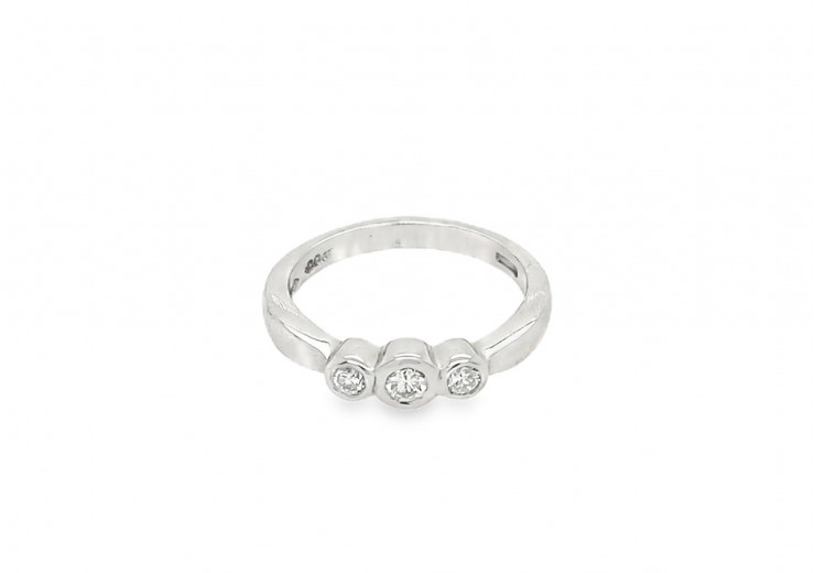 Pre-owned Platinum and Diamond Trilogy