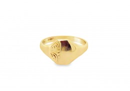 Pre-owned 9ct Gold Vintage Signet Ring