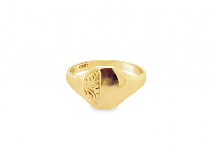 Pre-owned 9ct Gold Vintage Signet Ring