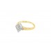 Pre-owned 9ct Yellow Gold Diamond Dress Ring