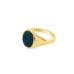 Pre-owned Vintage 9ct Yellow Gold Bloodstone Signet Ring