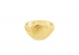 Pre-owned 9ct Gold Vintage Signet Ring Pre-owned 9ct Gold Vintage Signet Ring