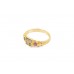 Pre-owned Antique 15ct Yellow Gold Ruby & Pearl Ring 