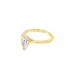 18ct Yellow Gold Lab Diamond Ring