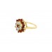 Pre-owned 9ct Gold Garnet & Opal Ring