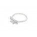 Platinum Lab Diamond Trilogy Ring Platinum Lab Diamond Trilogy Ring
