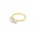 18ct Yellow Gold Lab Diamond Ring
