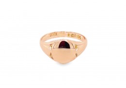 Pre-owned Antique 9ct Rose Gold Signet Ring