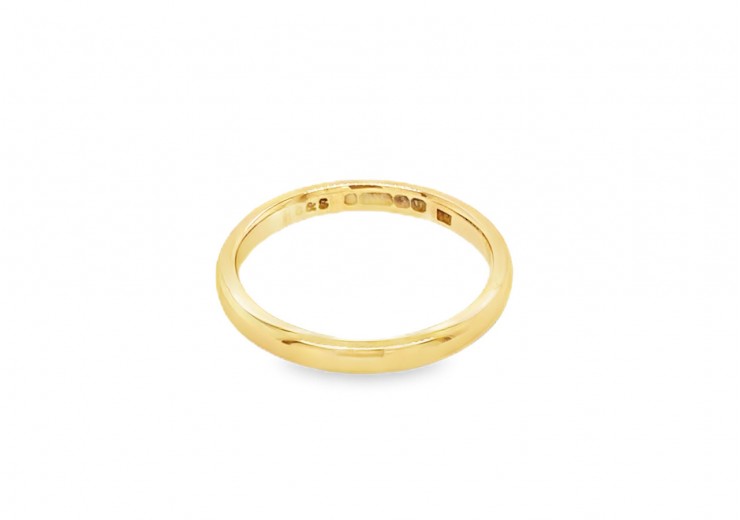 Pre-owned 9ct Gold Plain Band