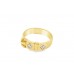 Pre-owned 18ct Gold & Diamond Buckle Ring