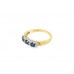 Pre-owned 9ct Gold Sapphire & Diamond Ring