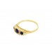 Pre-owned Vintage 9ct Gold Sapphire Ring