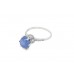 Pre-owned 18ct White Gold Star Sapphire & Diamond Ring