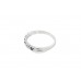 Pre-owned 9ct White Gold & Green Garnet Eternity Ring