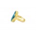 9ct Yellow Gold Winton Boulder Opal Ring