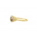9ct Yellow Gold Green Amethyst & Diamond Ring 9ct Yellow Gold Green Amethyst & Diamond Ring