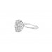 Pre-owned 18ct White Gold Diamond Cluster Ring