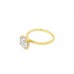 18ct Gold Lab Diamond Solitaire Ring