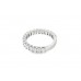 18ct White Gold Lab Diamond Eternity Ring