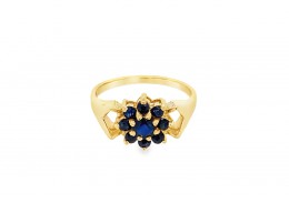 Pre-owned 9ct Gold Sapphire Ring Pre-owned 9ct Gold Sapphire Ring