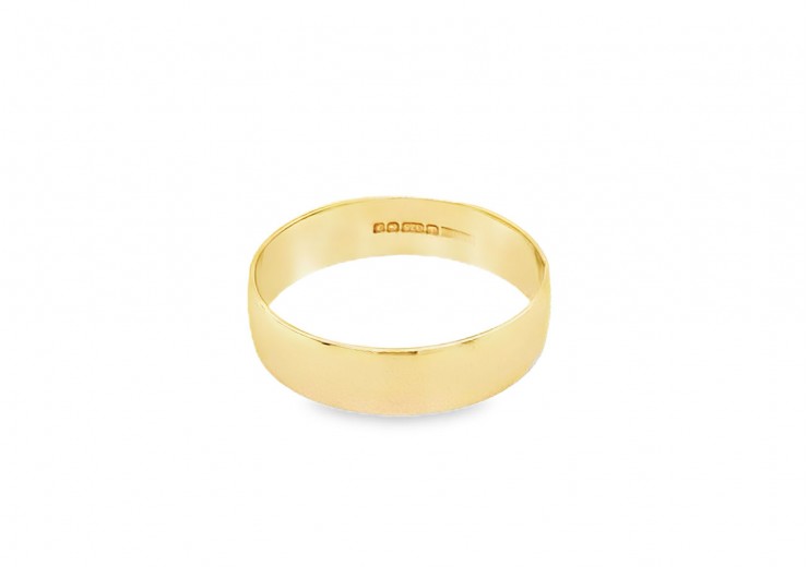 Pre-owned 9ct Gold Plain Band