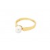 Pre-owned 9ct Gold Pearl Ring