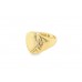 Pre-owned 9ct Gold Oval Signet Ring