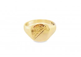 Pre-owned 9ct Gold Signet Ring
