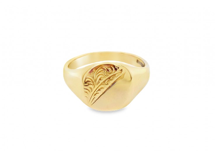 Pre-owned 9ct Gold Signet Ring