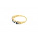 Pre-owned 9ct Gold Sapphire & Diamond Ring