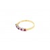 Pre-owned 9ct Gold Ruby & Diamond Eternity Ring