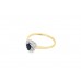Pre-owned 9ct Gold Sapphire & Diamond Ring
