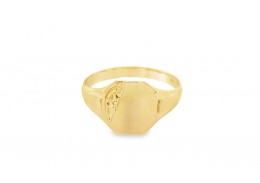 Pre-owned 9ct Gold Signet Ring