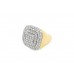 Pre-owned 9ct Gold Diamond Signet Ring