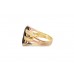 Pre-owned 9ct Yellow Gold Vintage Smokey Quartz Ring