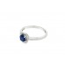 Pre-owned 9ct White Gold Sapphire & Diamond Ring