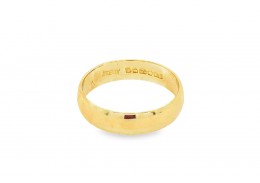 Pre-owned 18ct Gold Plain Band Pre-owned 18ct Gold Plain Band