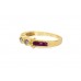 Pre-owned 18ct Yellow Gold Ruby & Diamond Ring