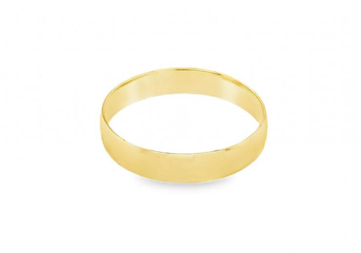 Pre-owned Vintage 9ct Yellow Gold Wedding Band