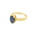 Pre-owned 9ct Yellow Gold Opal Triplet Ring