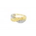 Pre-owned 9ct Yellow Gold Fancy Diamond Ring
