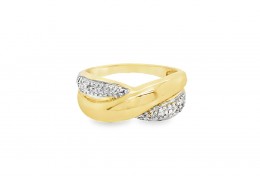Pre-owned 9ct Yellow Gold Fancy Diamond Ring Pre-owned 9ct Yellow Gold Fancy Diamond Ring
