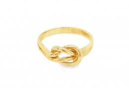Pre-owned Vintage 9ct Yellow Gold Knot Ring