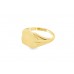 Pre-owned Vintage 9ct Yellow Gold Signet Ring