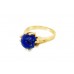 Pre-owned 14ct Yellow Gold Lapis Lazuli Ring