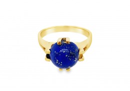 Pre-owned 14ct Yellow Gold Lapis Lazuli Ring Pre-owned 14ct Yellow Gold Lapis Lazuli Ring